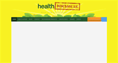Desktop Screenshot of healthdisclosure.com
